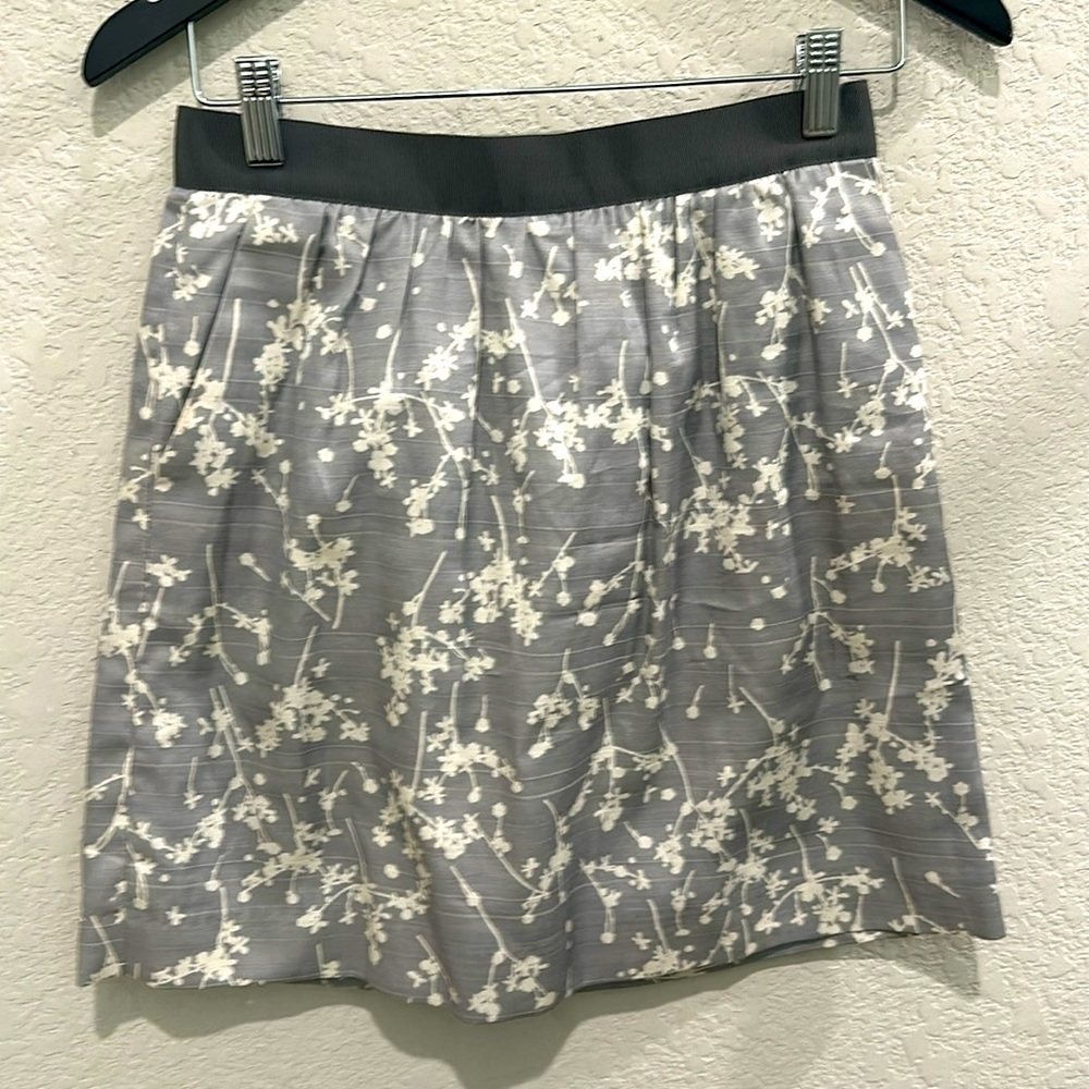 Loft Floral Skirt Size 0